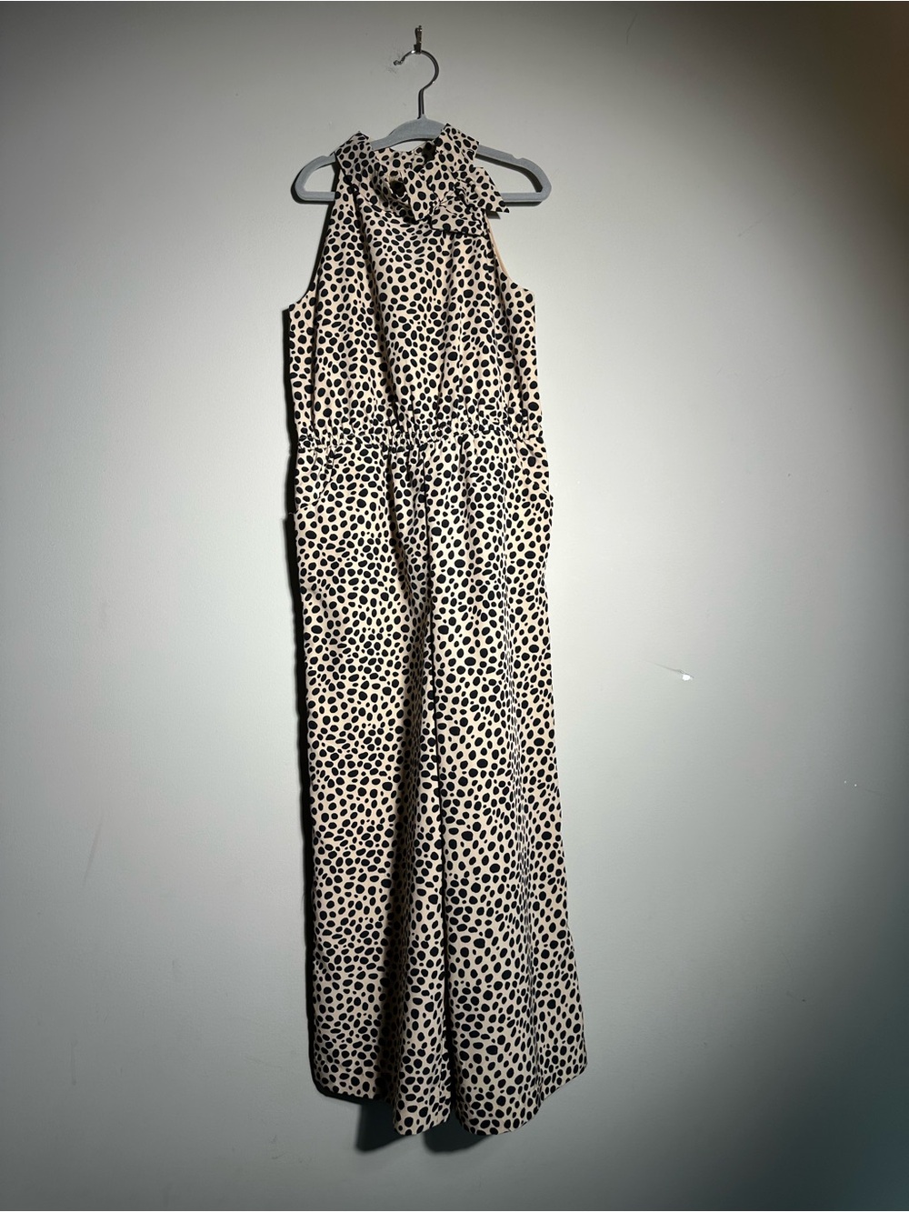 Janie and Jack Leopard Print Jumpsuit
